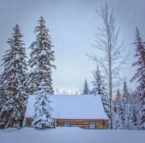 Old Cabin in Winter, False HDR - ©Derek Chambers