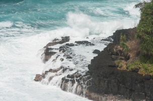 2016 03 20 The Waves Beat In Inexorably, Princeville, Kauai - ©Derek Chambers