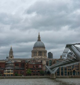St. Paul's and Millennium Bridge - ©Derek Chambers