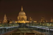 St Paul's and the Millennium Bridge - ©Derek Chambers